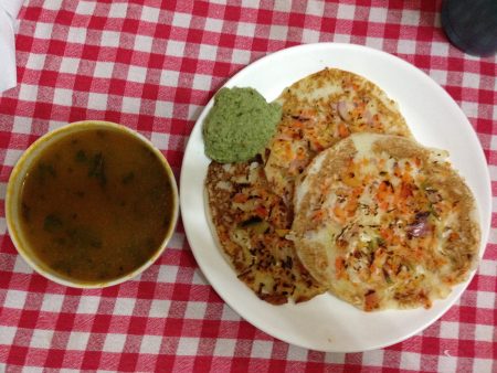 インドのお好み焼き風ご飯