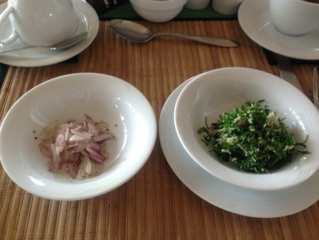 バーベリンリーフの食事
