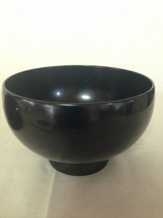 要明研二　漆塗り椀