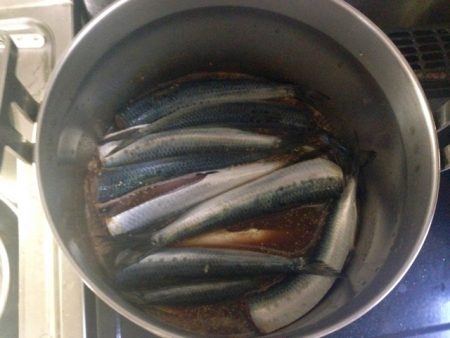 イワシの糠味噌炊き