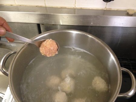 鶏団子の作り方