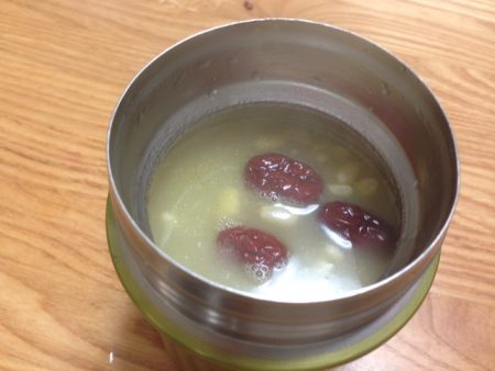 フードコンテナーで作る参鶏湯
