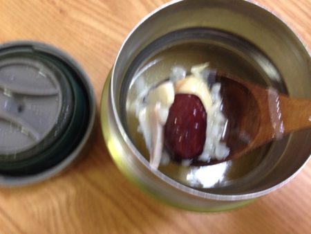 フードコンテナーで参鶏湯