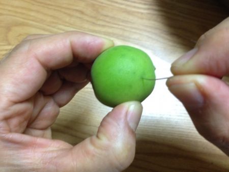 青梅の甘露煮