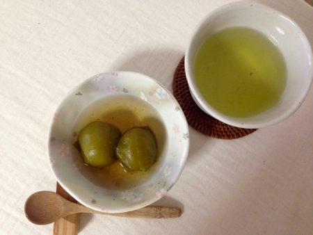 青梅の甘露煮