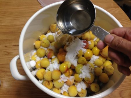 梅干し　下漬け