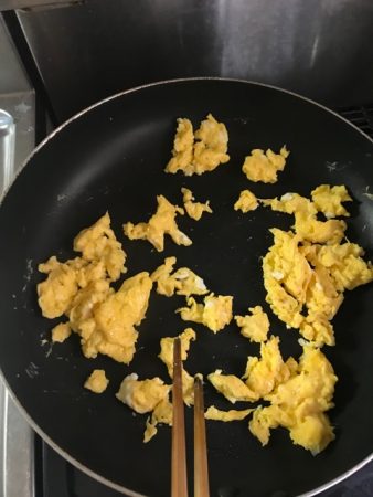鮭炒飯　作り方