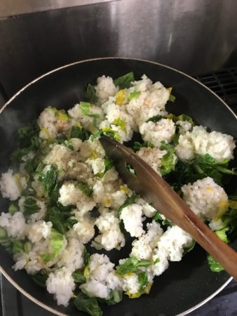 鮭炒飯　作り方