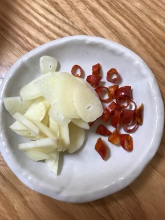 牡蠣のオイル漬け