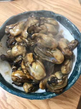 牡蠣のオイル漬け