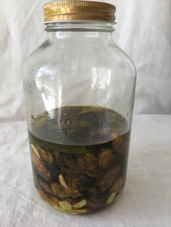 牡蠣のオイル漬け　作り方