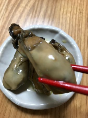 牡蠣のオイル漬け