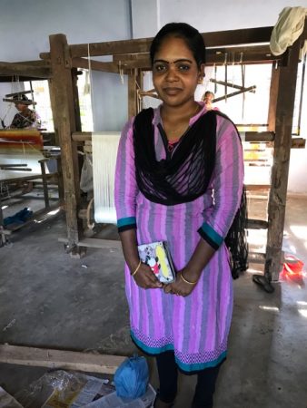 南インドの機織り