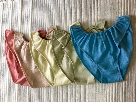 アーユルヴェーダ染め手紡ぎ手織りふんどしパンツ