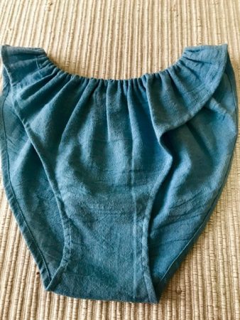 インディゴ染め　ふんどしパンツ