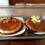 プリンとケーキ