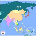 アジアの地図
