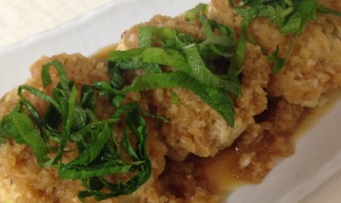 くわい入り豆腐バーグ