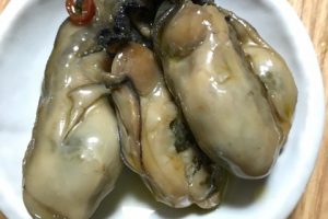 牡蠣のオイル漬け