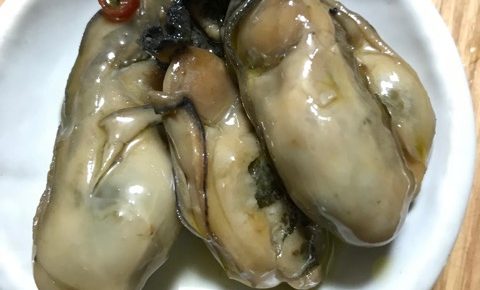 牡蠣のオイル漬け