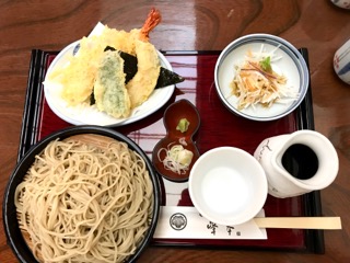寒川神社　蕎麦ランチ