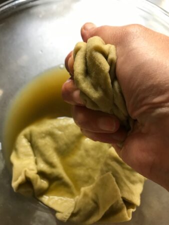 よもぎ染め