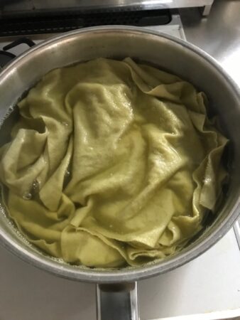 よもぎ染め